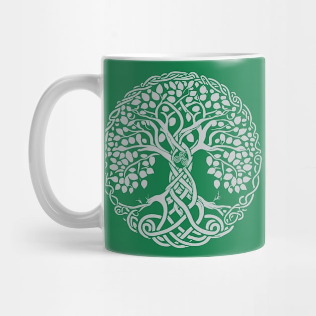 Celtic knot tree of life or Gaelic knotwork art Oak of life by tatadonets